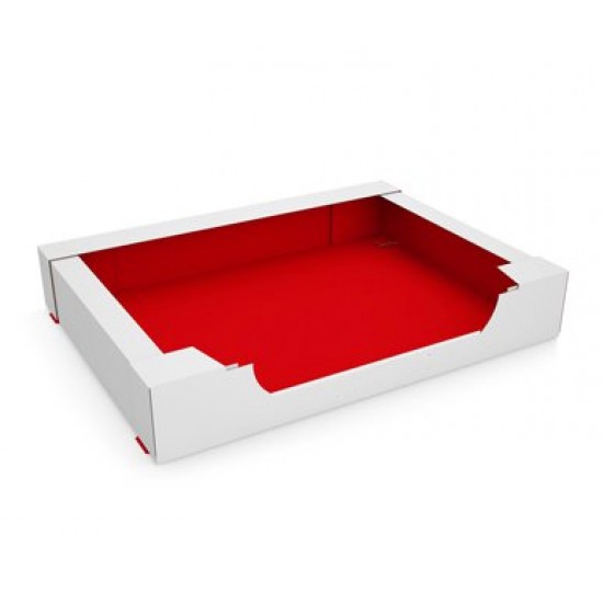 SELF-LOCKING INDUSTRIAL TRAY WITH OPEN SIDE